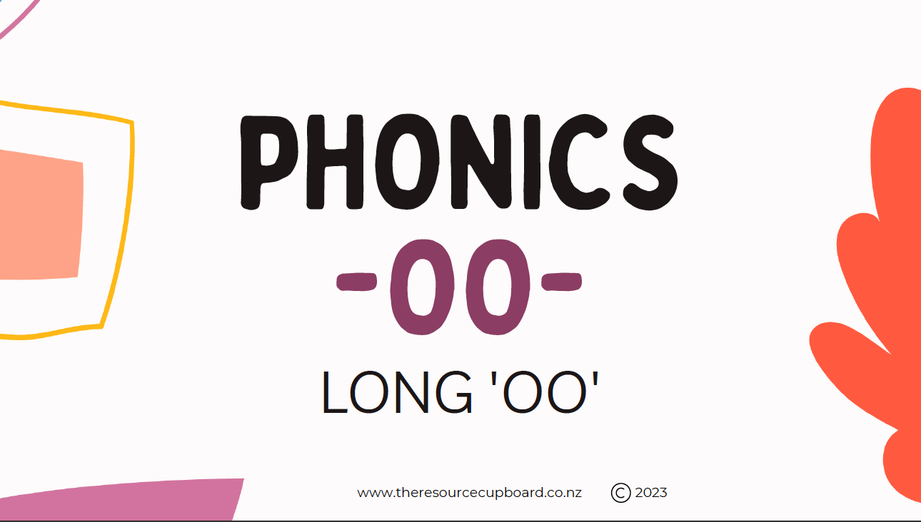 Phonics: Long 'oo' as in 'moon' Decodable Words