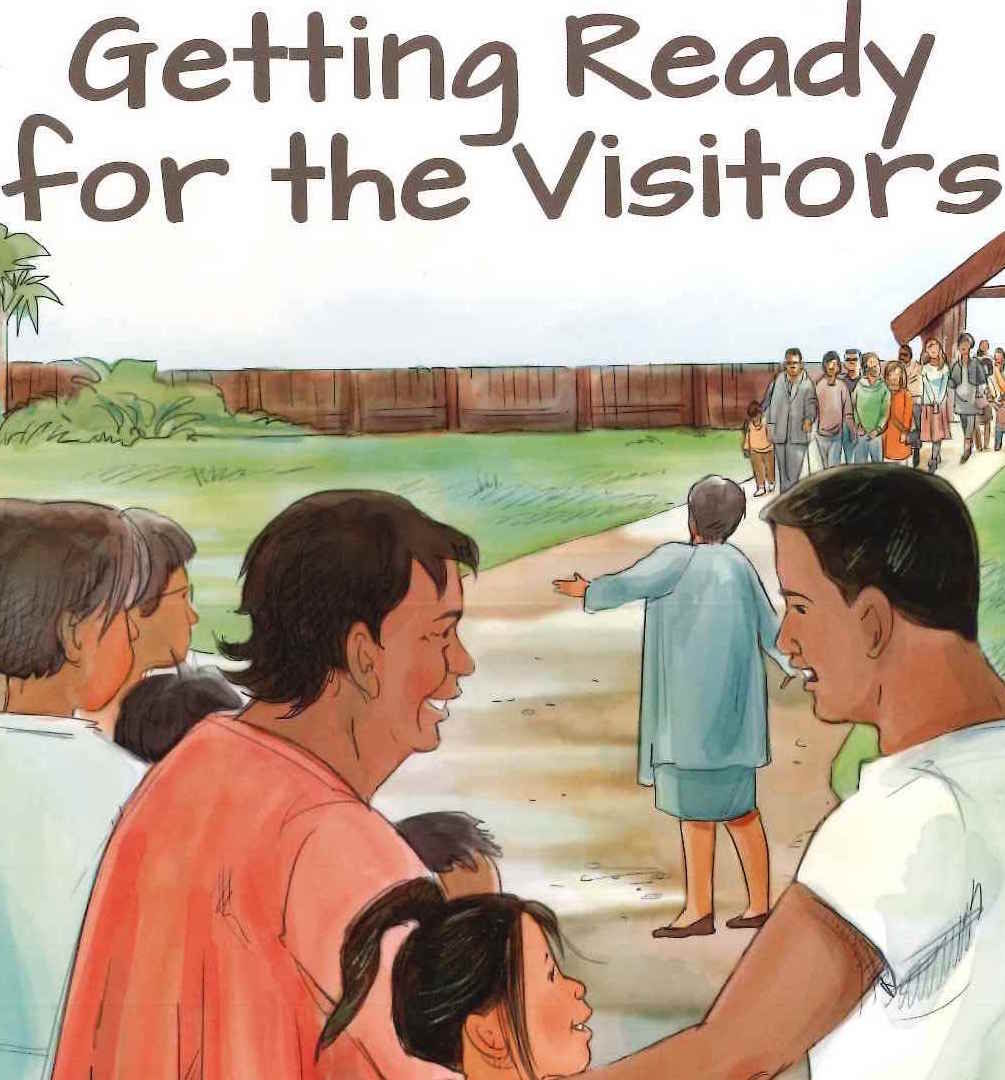 Red: Getting Ready for the Visitors Text and Audio