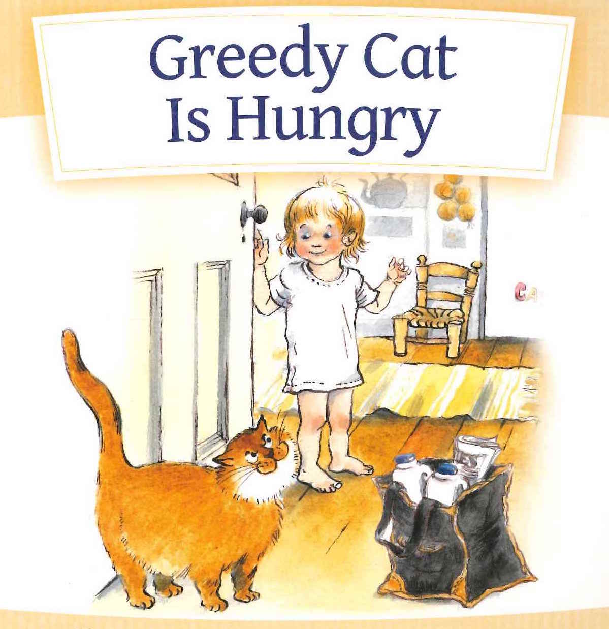 Red: Greedy Cat is Hungry Text and Audio